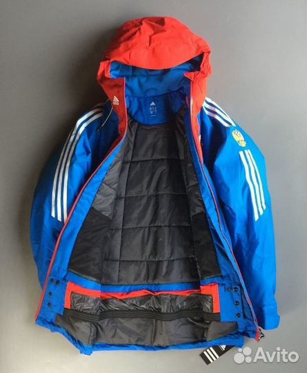 Теплый костюм adidas экипировка команды России RUS