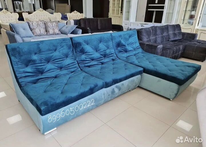 Диван с оттоманкой Сафари