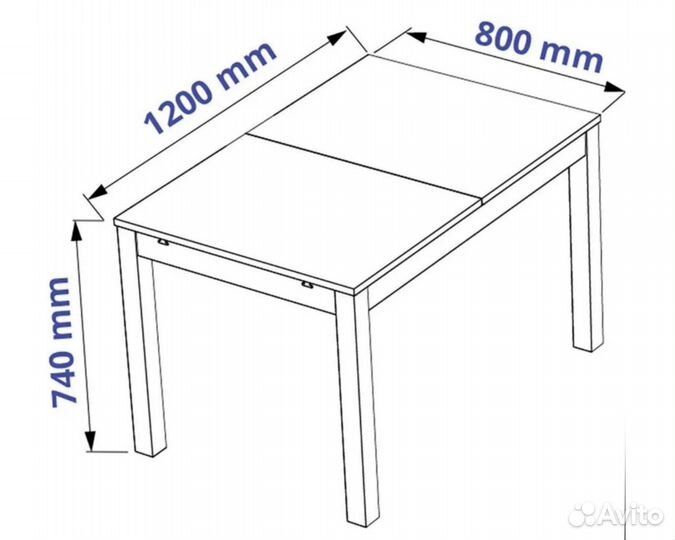 Стол обеденный Вардиг IKEA