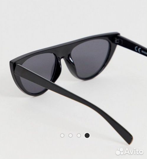 Очки чёрные солнцезащитные Bershka кошачий глаз