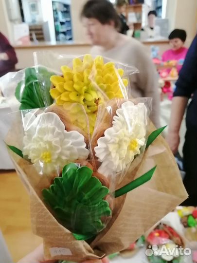 Съедобные букеты из пряников