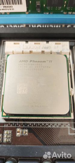 Комплект материнка, проц, озу