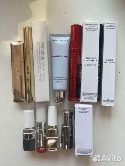 Помады туши Guerlain, Givenchy, Dior