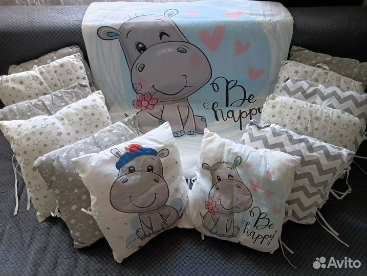 Бортики в детскую кроватку