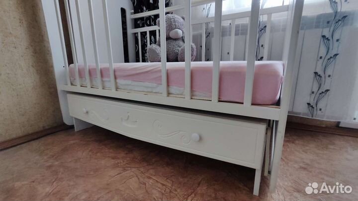 Детская кроватка 120х60 + матрас