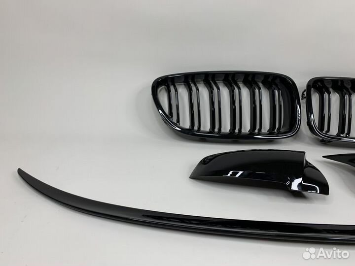 Спойлер ноздри зеркала Глянец Рест BMW F10