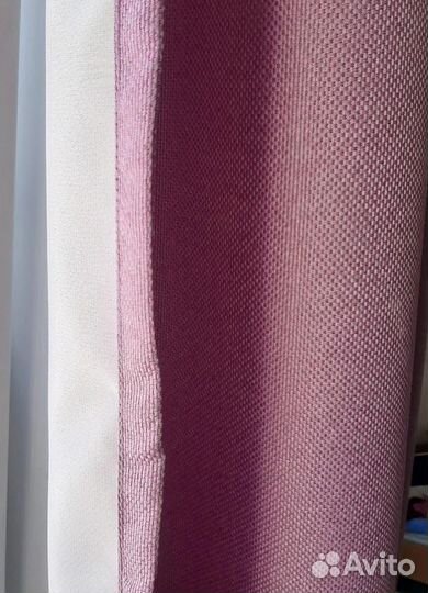 Шторы рогожка блэкаут как икеа 400*250см новые