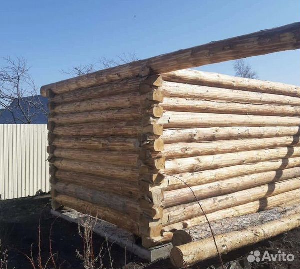 Сруб для бани 3х3 3х4 3х5 3х6 6х6