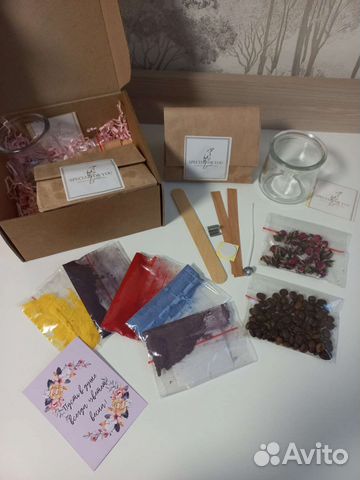 Набор для изготовления соевой свечи в банке