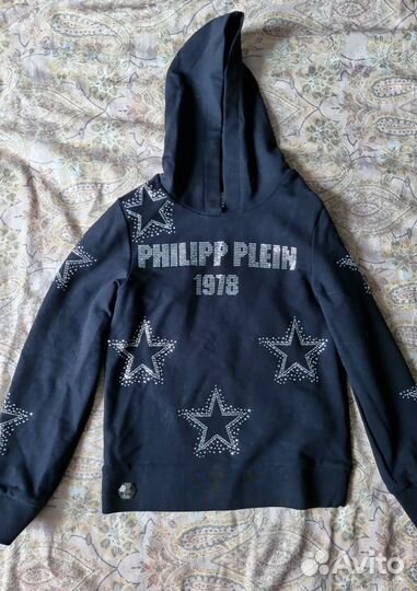 Philipp Plein со стразами для девочки черная