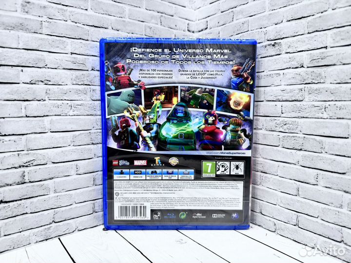 Lego Marvel Super Heroes (Новый диск) PS4