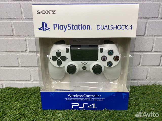 Джойстик PS4 белый