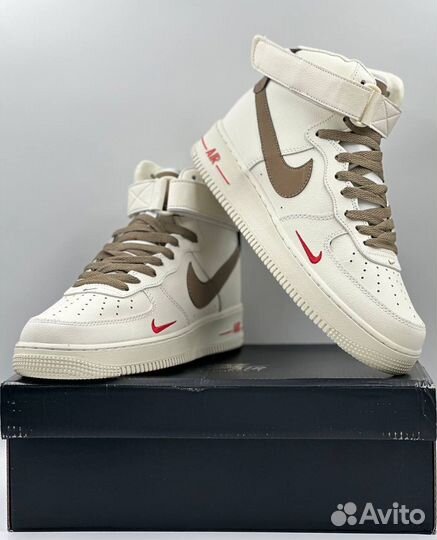 Кроссовки nike air force 1 с мехом