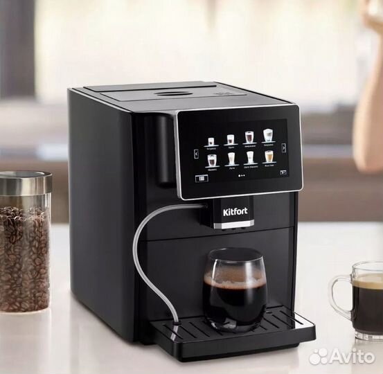 Кофемашина автоматическая Kitfort KT-7374 черная