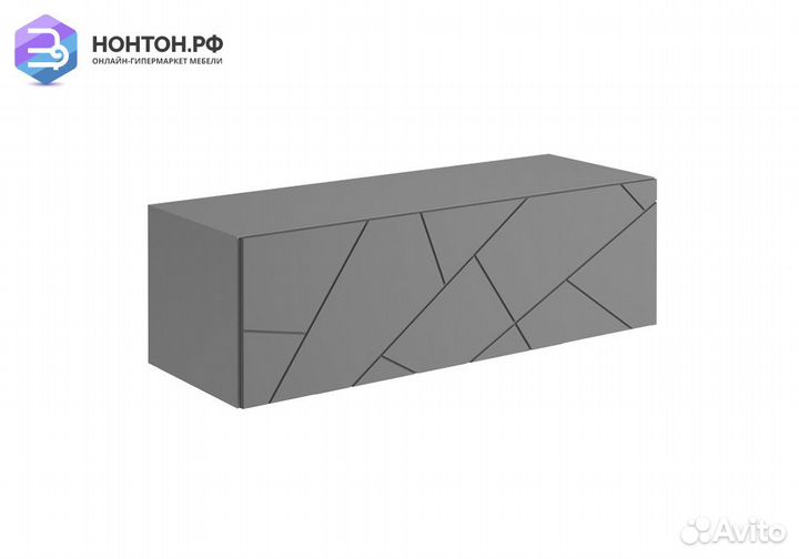Тумба под тв подвесная Гранж тм-004 серый шифер