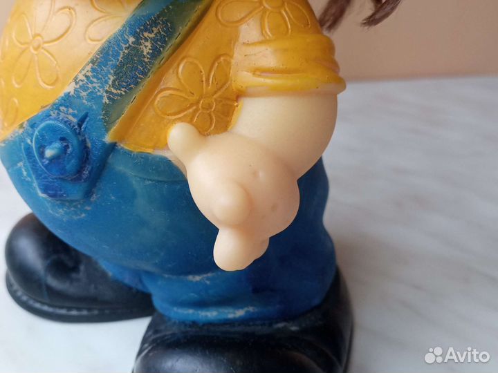 Куклы времен СССР, резиновые игрушки СССР