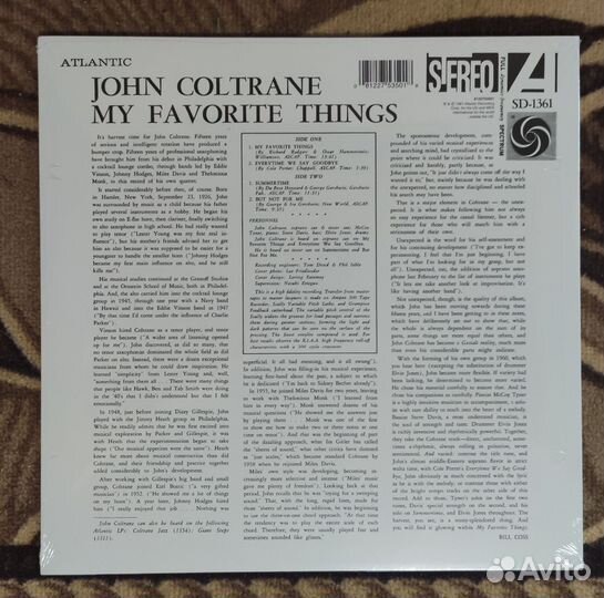 John Coltrane. My favourite things