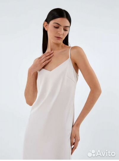 Платье комбинация Zarina 42 44 экокожа