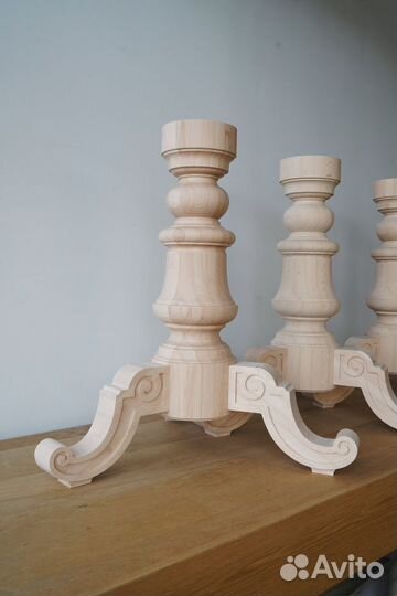 Подстолье из дерева ножки для стола опора стола