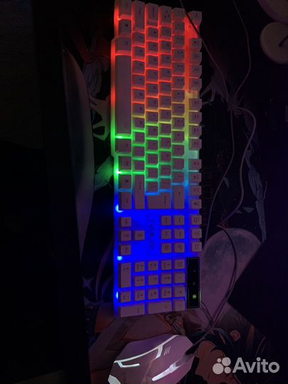 Игровая клавиатура и мышь 2 комплекта