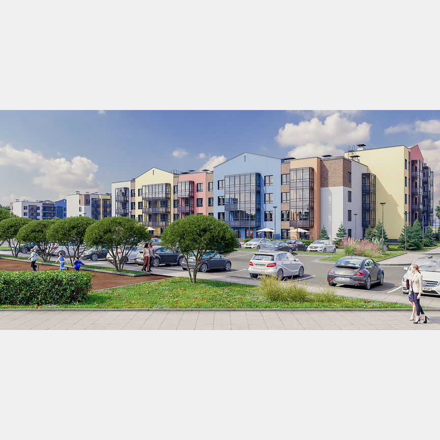 2-к. квартира, 64,6 м², 5/5 эт.