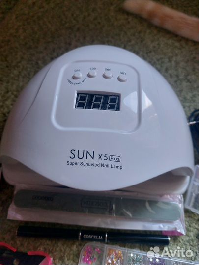 Набор для маникюра с лампой