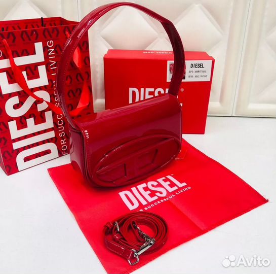 Сумка diesel новая красная