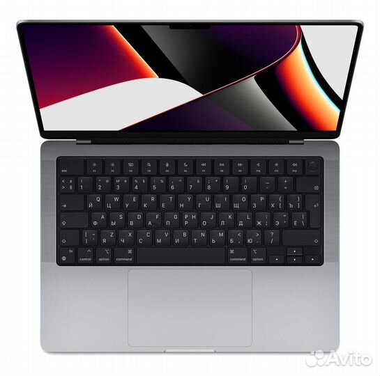 MacBook pro 14,M1 max,64gb,2tb, русская клавиатура