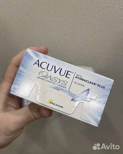 Контактные линзы acuvue oasys hydraclear plus 24