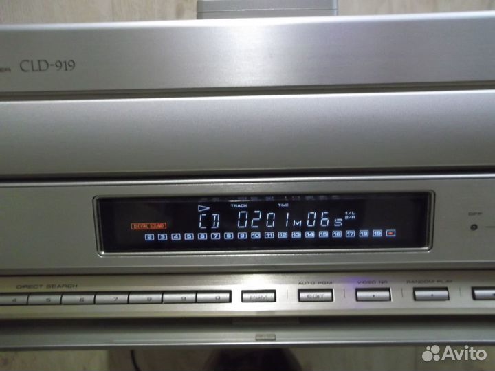 Pioneer CLD-919 в качестве проигрывателя CD