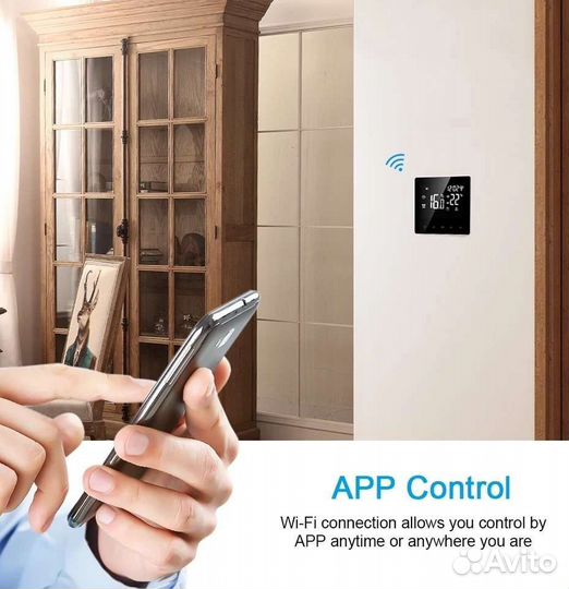 Терморегулятор для котла, с Wi-Fi avatto Tuya