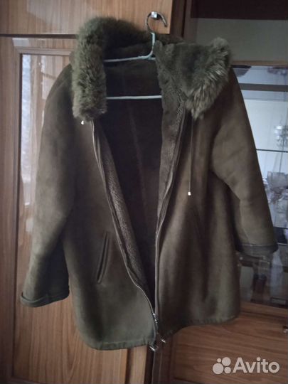 Дубленка натуральная женская 46 48 размер