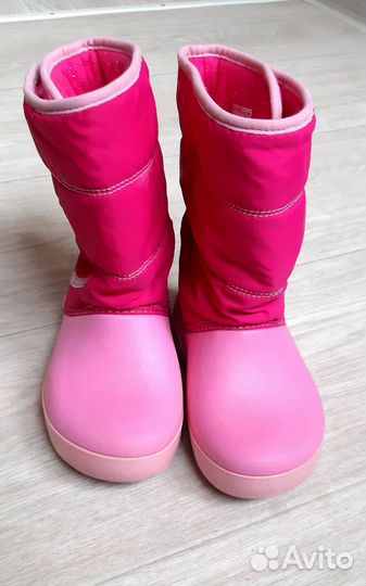 Сапоги crocs для девочки 27