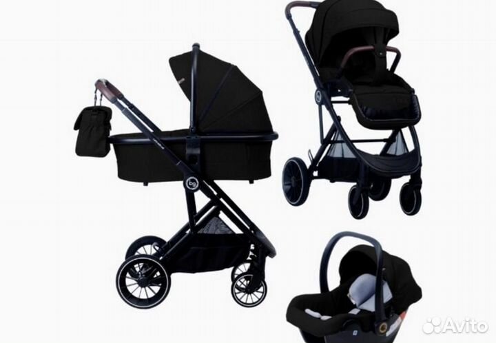 Коляска 3 в 1 для удобных прогулок