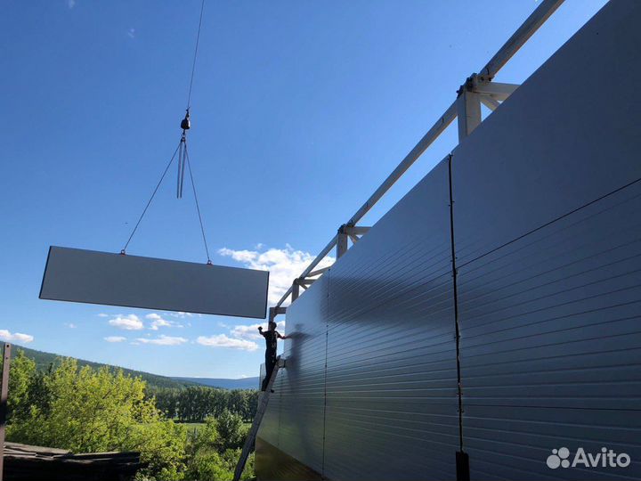 Сэндвич панели повышенной прочности (от 120м2)