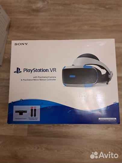 Шлем VR Sony cuh-zvr2 camera 2 move contr новый