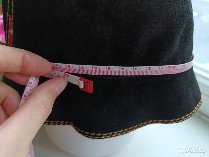 Замшевая панама шляпа Diesel утепленная