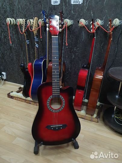 Новая акустическая гитара 3/4 метал и нейлон