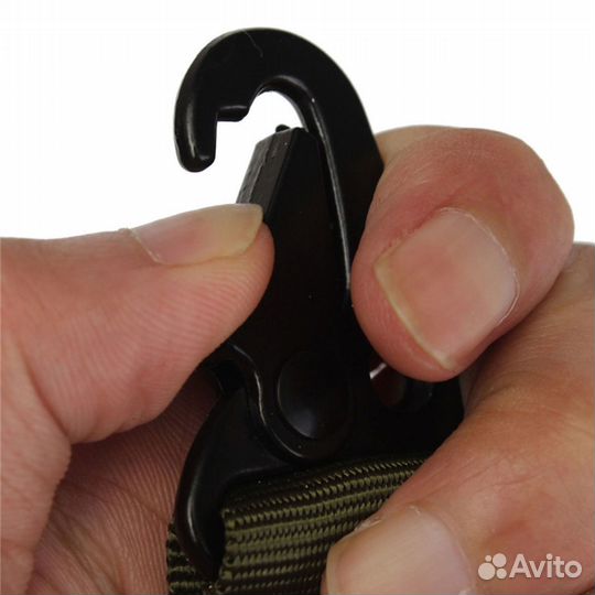 Двухточечный ремень на оружие с карабином