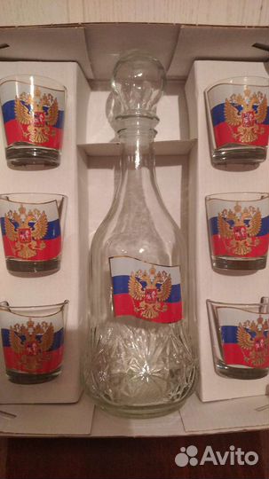 Графин + 6 стопок 