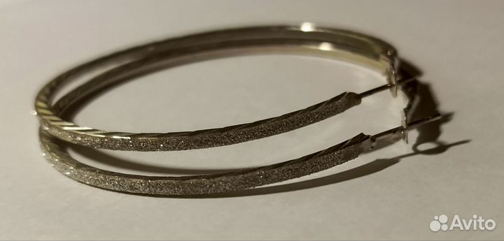 Серьги кольца