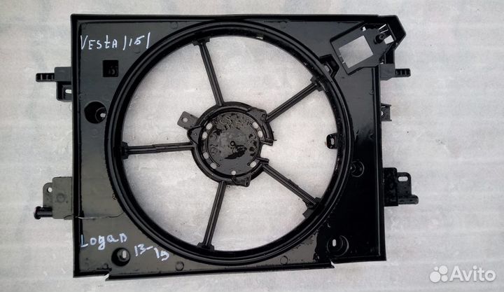 Renaul Duster 1 диффузор вентилятора