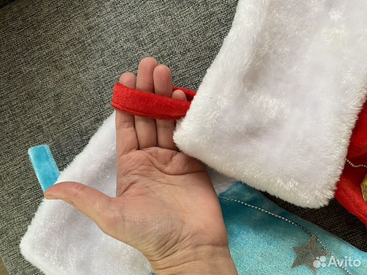 Новогодний декор сапог на камин/ на дверь/на стену