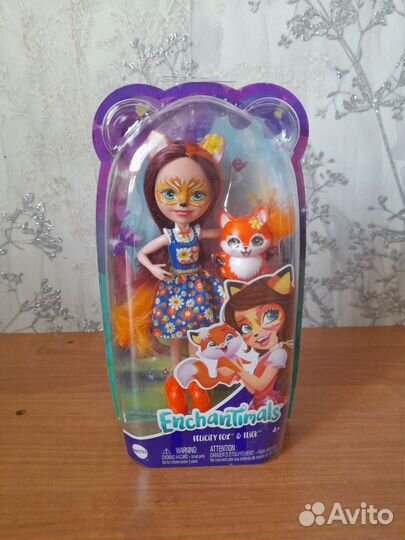 Новая кукла Enchantimals базовая с питомцем