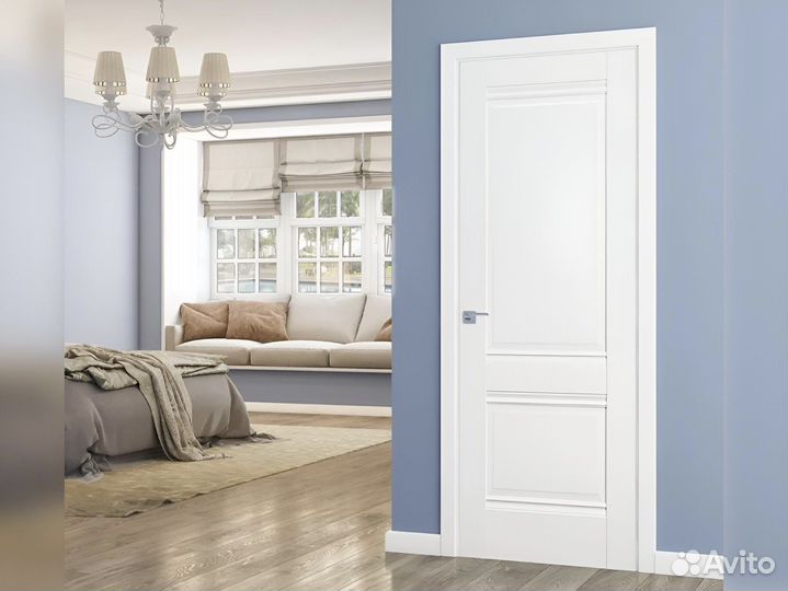 Двери межкомнатные глухие из массива