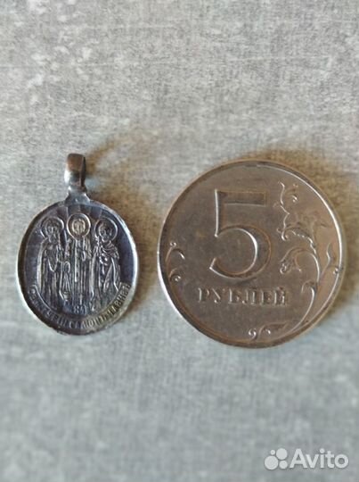 Образок серебро 84 проба