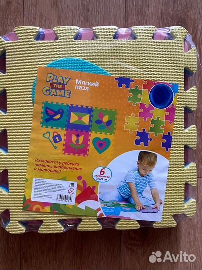 Пазл мягкий коврик