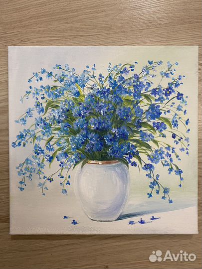 Картина. Незабудки