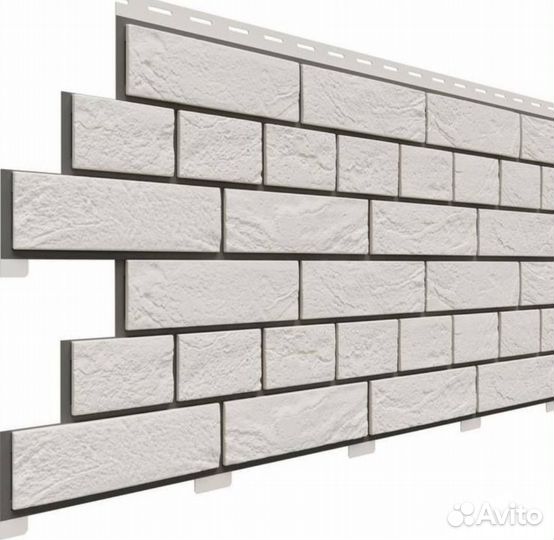 Фасадная панель Доломит Славянка Белый