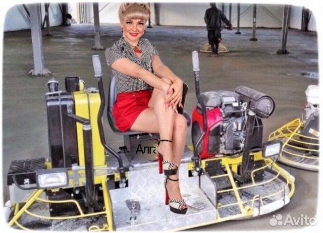 Двухроторная машина для затирки бетона